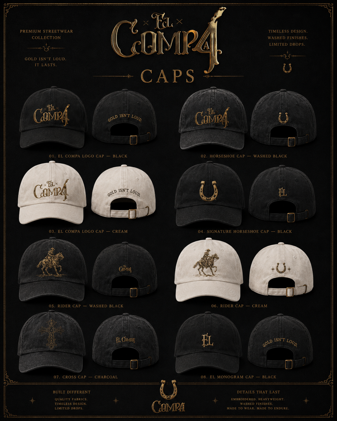 Colección de Gorras de El Compa 4