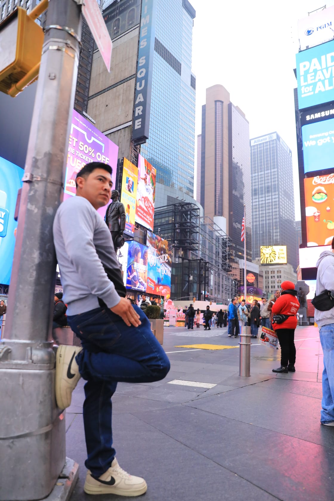 El Compa 4 en Times Square, Nueva York